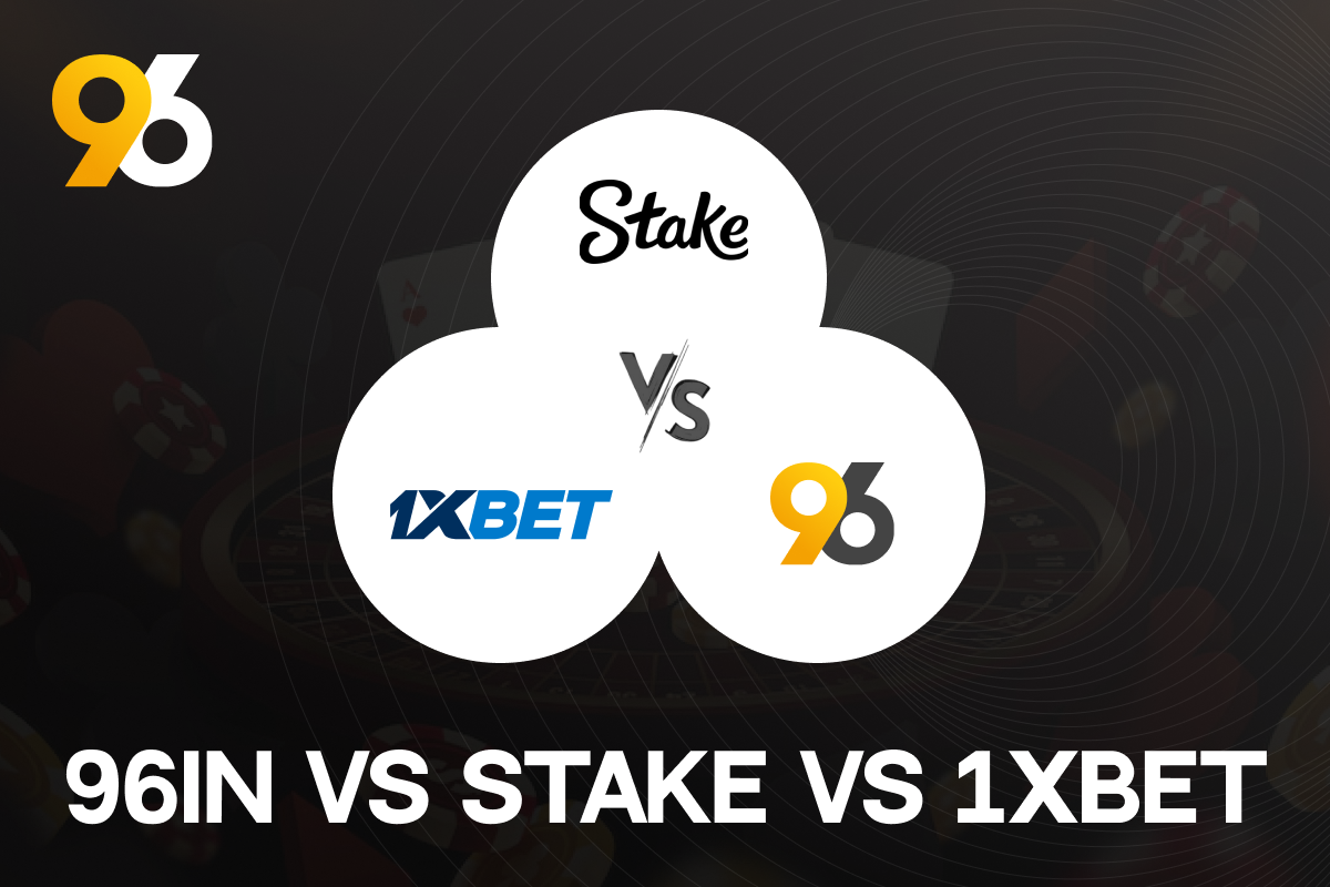 How 96in program is different from Stake and 1xBet?