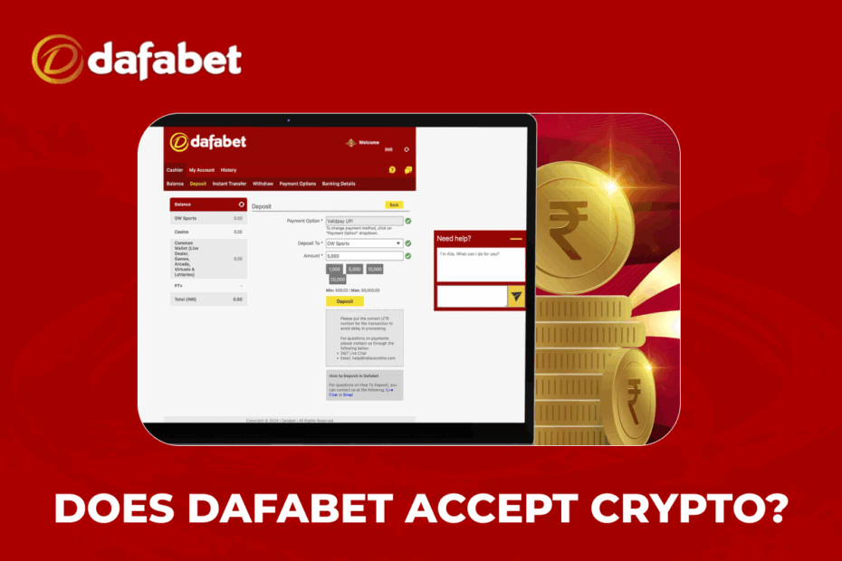 Does Dafabet accept crypto?
