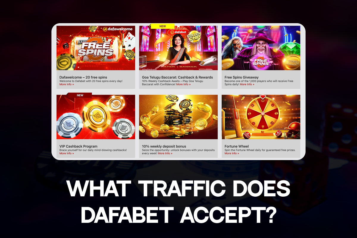 What traffic does Dafabet accept?
