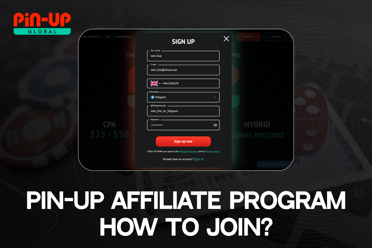 Pin-up affiliate program – How to Join?