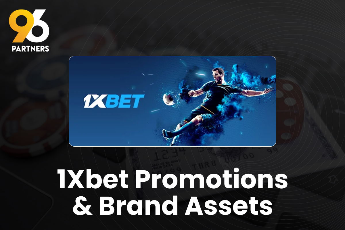 What welcome bonus can I promote to 1Xbet users?