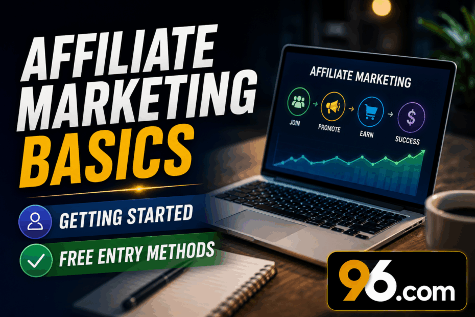 Affiliate Marketing Basics, Getting Started and Free Entry Methods