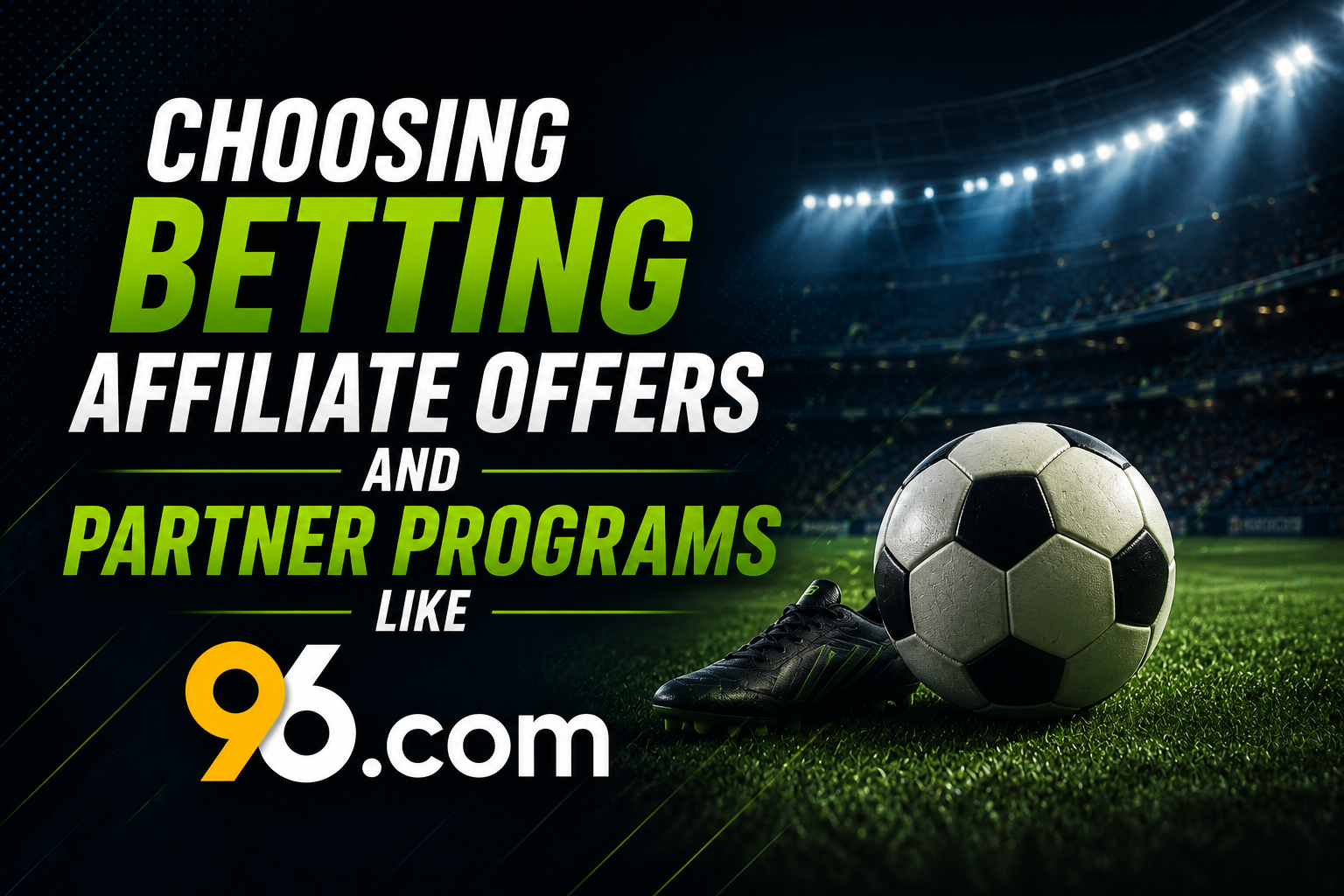 Choosing Betting Affiliate Offers and Partner Programs Like 96partners